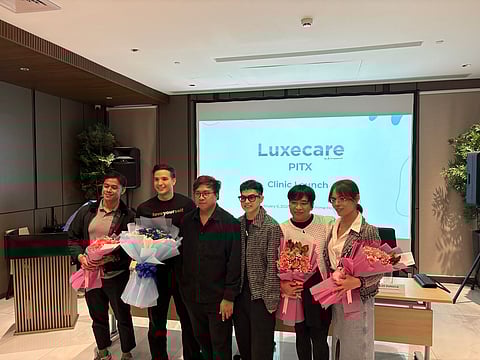 MAKING SPACES, GIVING BETTER EXPERIENCES (From left): Luxecare senior medical doctor Dr. Angelo Rivera, Markki Stroem, Luxecare operations manager Neithan Cebrano and chief executive officer Raymond Mejorada, LoveYourself founder and executive director Ronivin Pagtakhan and Castro Communications managing directress Janlee Dungca. 