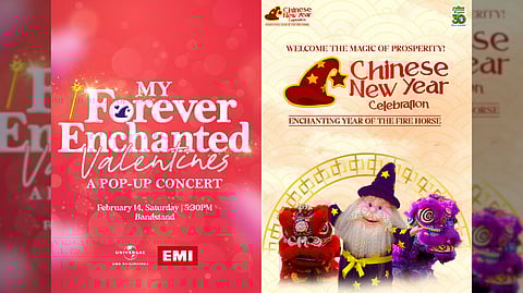 Enchanted Kingdom rolls out Valentine’s and Chinese New Year events, concerts, fireworks and promos for the Year of the Fire Horse.