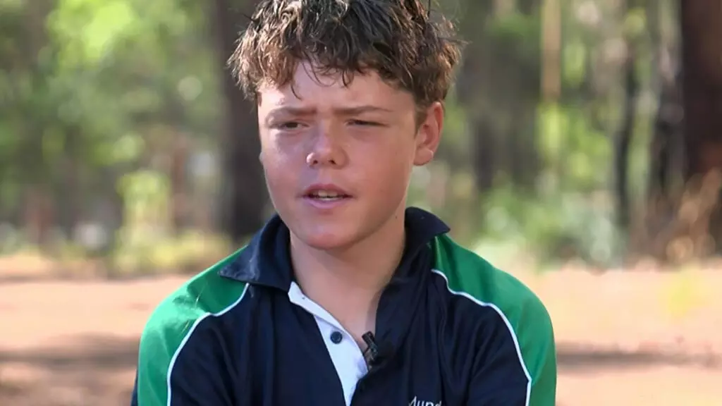 AUSTIN Appelbee recounts endurance four-hour swim that saved family at sea.