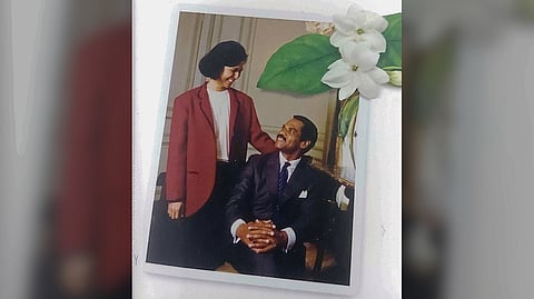 LEWIS BOOK Fil-Am business leader Loida Lewis with late husband Reginald.