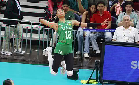ANGEL Canino provides the endgame brilliance in La Salle’s 25-19, 25-14, 27-25 victory over FEU in their Season 88 UAAP women’s volleyball tournament game Saturday at the Mall of Asia Arena.