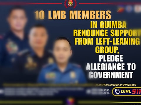On February 13, NEPPO reports that 10 Liga ng Manggagawang Bukid members from Brgy. Casongsong cut off all links to the NPA and have committed to supporting government efforts for peace and progress. 