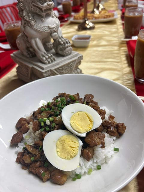 LU Rou Fan by culinary professional and Benilde Culinary Arts Management educator Chef Sabrina Gan.