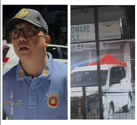 Magalang Police Chief PCol Fercel Deloria reports on developments after the vehicle of missing Tess Mamac was found abandoned in the Magalang town plaza on February 14. Deloria indicated a possibility the car was used in a crime.