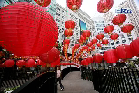 Eastwood Mall in Quezon City was decorated with red Chinese lanterns to mark the celebration of the Lunar New Year.

In Chinese culture, red lanterns symbolize good fortune, joy, prosperity, and wealth. They serve as vibrant decorations meant to ward off evil spirits and welcome happiness. Deeply rooted in tradition, these lanterns are commonly displayed during the Lunar New Year and the Lantern Festival to signify family reunions, success, and a bright future.