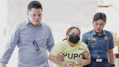 ONE of the prime suspects in the killing of Police Staff Sgt. Diane Marie Mollenido and her son, John Ysmael identified as Pia Panganiban is facing two counts of murder.