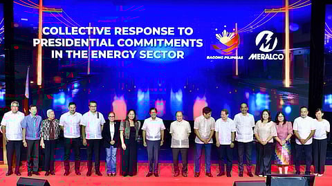 COLLECTIVE response to presidential commitments in the energy sector. Meralco leaders led by chairman Manuel V. Pangilinan highlighted the results of the company’s close collaboration with government partners to translate national policy directions of President Ferdinand Marcos, Jr. into concrete and consumer-focused programs that deliver measurable benefits for the Filipinos.