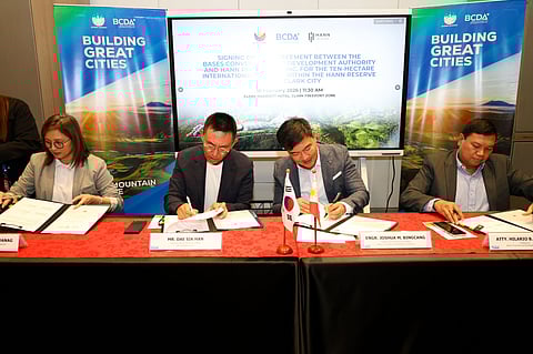 BCDA President and CEO Engr. Joshua M. Bingcang and Hann Philippines Chairman and CEO Dae Sik Han signed the agreement at the lark Marriott Hotel in Clark Freeport Zone on February 18, 2026. BCDA Chairperson Atty. Larry B. Paredes, along with senior officials from both organizations, witnessed the event.