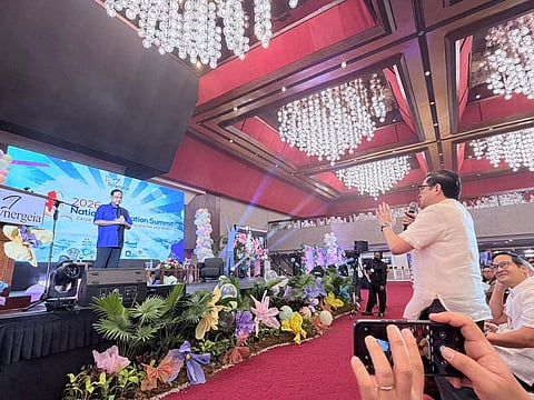 Leaders in Learning — Iloilo Governor Arthur Defensor Jr. and Senator Bam Aquino exchange insights and expertise on education reform during a collaborative session aimed at strengthening learning outcomes across Iloilo Province.