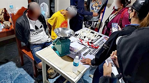 OPERATIVES from the Provincial Drug Enforcement Unit Team 3 present about 2.06 kilograms of shabu worth P14,008,000 seized during a buybust in Barangay Maya, Balasan, Iloilo on Friday.