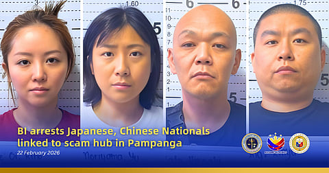 FOUR foreigners face charges over alleged telecom and online gaming fraud in Angeles City.
