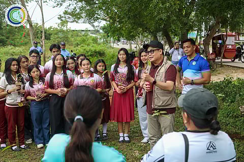 PRACTICING what he preaches, Climate Change Commission vice chairperson and executive director Robert E. A. Borje encouraged youth leaders, students, farmers and fisherfolk in Santa Fe, Cebu to plant tree saplings to advance ecosystem-based adaptation as a practical and community-driven response to climate risks. 
