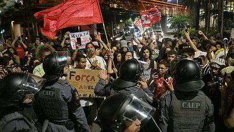 Indigenous protesters occupy Brazil port
