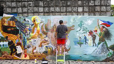 ‘Noon, Ngayon, at Bukas’ mural debuts for EDSA anniversary