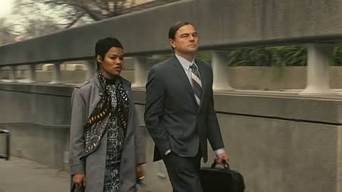 Teyana Taylor and Leonardo Di Caprio in ‘One Battle After Another.’