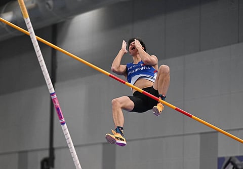 EJ Obiena is in grave danger of missing the World Indoor Athletics Championships. 