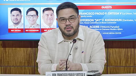 DEPUTY Speaker Paolo Ortega V