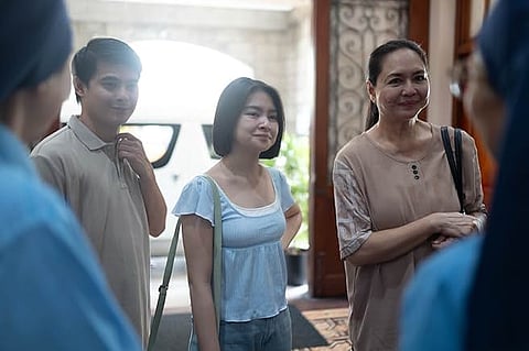 CHARO Santos-Concio, Barbie Forteza and Vince Rillon in 'Until She Remembers.' 
