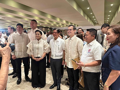 FORMER Vice President Leni Robredo, along with other notable city mayors and governors, joined President Ferdinand Marcos Jr. during the release of the P57.87-billion Local Government Support Fund–Financial Assistance to Local Government Units (LGSF-FA to LGUs).
