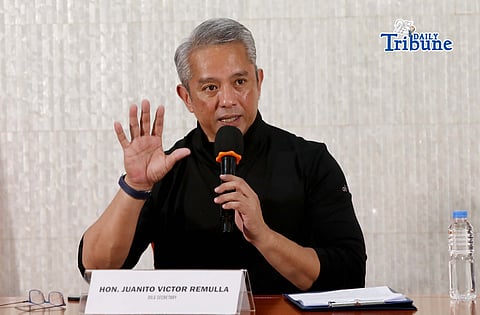 (February 24 2026) The Department of the Interior and Local Government (DILG) filed formal administrative charges against twelve officials of the Bureau of Fire Protection in connection with alleged recruitment corruption and inspection irregularities, signaling an internished crackdown on misconduct within the agency, SILG Sec. Jonvic Remulla announced during the press conference held at Quezon City on Tuesday February 24 2026. Photo/Analy Labor