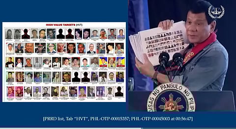 ICC presents Duterte's 'high-value targets' on Day 2 of pre-trial hearing