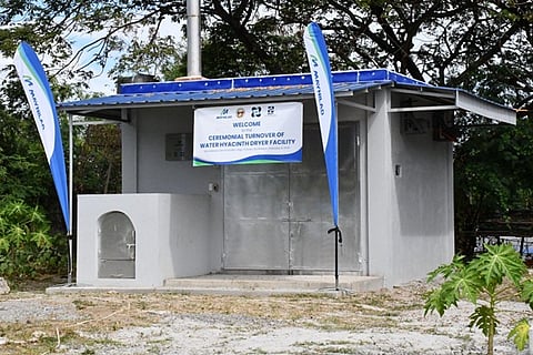 The DOST-FPRDI Eco-Dryer (Water Hyacinth Dryer Facility) features a biomass-fed heating system designed to provide year-round, climate-resilient drying for local artisans.