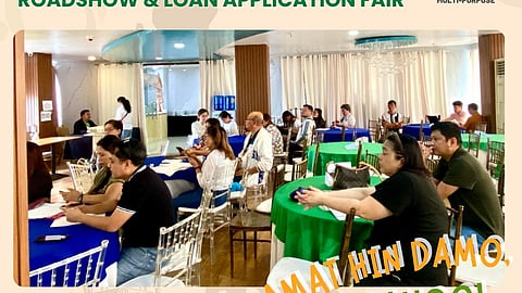 MSME applicants attend the 2026 DTI-SB Corp Regional Roadshow & Loan Application Fair at Baypark Hotel in Calbayog, Samar on 12 February 2026, where 45 entrepreneurs submitted loan applications and received onsite financing assistance.