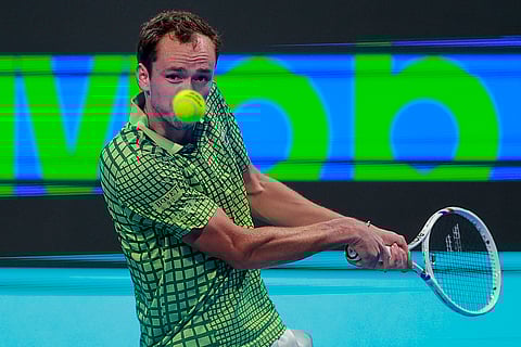 DANIIL Medvedev displays his brilliance to pull off a 6-2, 6-3 victory over Stan Wawrinka to advance to the quarterfinals of the Dubai Open men’s singles event.