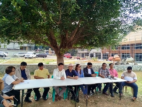 Romeo Ogong, a country music singer from the Southern Philippines apologizes to the people of Baguio after receiving backlashes for his joke on offering his sperm and about In Vitro Fertilization. Photo by Aldwin Quitasol. 
