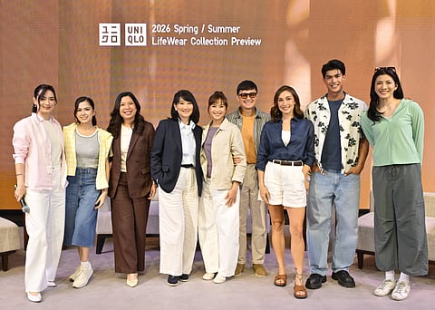 UNIQLO Philippines’ local celebrity partners for 2026 Spring Summer season.