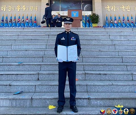 PMA cadet graduates from Korea Air Force Academy
