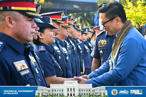 National Police Commission (NAPOLCOM) Vice Chairperson and Executive Officer Commissioner Rafael Vicente R. Calinisan awarded the citations to 33 police officers along with BPPO Provincial Director PCOL Angel L. Garcillano at the Camp General Alejo S. Santos in Malolos City on February 26, 2026.