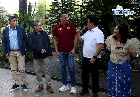 
(February 27 2026) Metro Manila Council President and San Juan City Mayor Francis Zamora met with University of the Philippines President Angelo Jimenez, director National center for transportation studies university of the Philippines diliman Jun Castro, Executive director UP resilience institute university of the Philippines Alfredo Mahar Lagmay and officials on Friday, February 27, 2026, to discuss strengthening existing transport and resilience initiatives being undertaken by the Metro Manila Council. The meeting underscores a shared commitment to data-driven governance, metropolitan coordination, and the development of scalable urban resilience solutions for cities across the Philippines. Photo/Analy Labor
