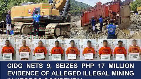 Negros illegal mining bust nets 9