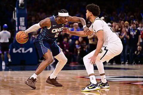 SHAI Gilgeous-Alexander is back with a bang, dropping 36 points to power the Oklahoma City Thunder to a 127-121 win over the Denver Nuggets in the NBA regular season.