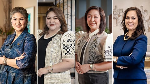 WOMEN leaders of Megaworld Hotels and Resorts, namely (clockwise) Patria Puyat-Palanca, Group director of Business Development; Joy Alonte, general manager, Belmont Hotel Iloilo; Emelyn Rosales, general manager, Savoy Hotel Boracay, and Gwendolyn Lanceta dela Cruz, general manager, Mercure Mactan Cebu. With the celebration of Women's Month, MHR believes that empowerment is about momentum, not spotlight, as diversity is not a side initiative but an operational reality.