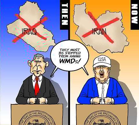 A war too convenient for Trump