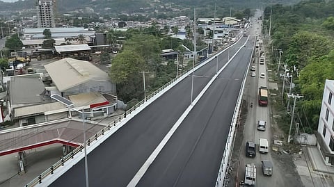 AFTER nearly five years of construction, the Maa-Magtuod Flyover in Davao City is now open to motorists. The Department of Public Works and Highways ensured that pavement markings and railings were completed to guarantee safe travel.