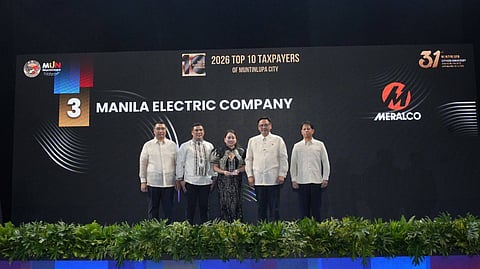 Muntinlupa honors top corporate taxpayers