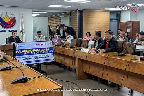 The Province of Zambales is eyeing to hold the Palarong Pambansa 2027 as Governor Hermogenes E. Ebdane Jr. took part in the Presentation of Bids at the Department of Education (DepEd) Central Office in Pasig City.