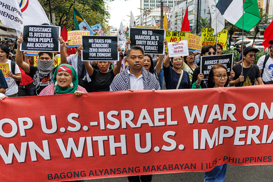 Filipino activists condemn US-Israel attacks on Iran