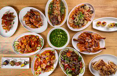 FRESH seafood in Asian flavors.