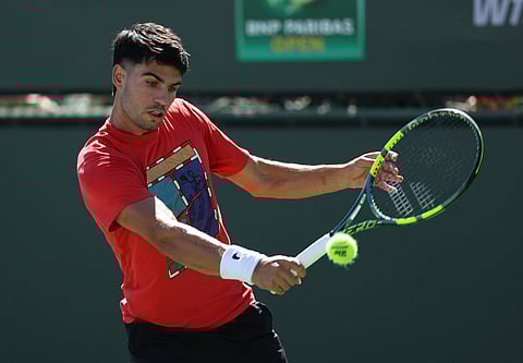 CARLOS Alcaraz is determined to extend his unbeaten run this year when he competes in the Indian Wells Open men’s singles event. 
