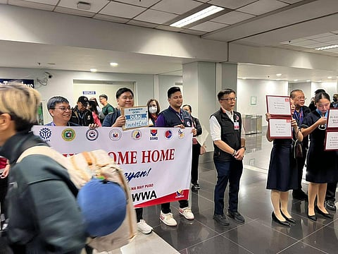 DEPARTMENT of Migrant Workers oversees repatriation of OFWs and families from Dubai.