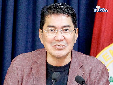 SENATOR Erwin Tulfo faces the members of the press announcing a bill that he filed  suspending the of value added tax and excise taxes on fuel on Thursday, 5 March, 2026 in Pasay City.

As he adds this is a perceptive move in case petrol hikes up to 80$ per barrel, government should automatically remove the value added tax.  The bill is for preparation and anticipation for the hike of fuel prices due to the conflict in the Middle East.| Aram Lascano