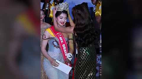 MEDICAL student Daphne Dangawen is crowned Miss Besao 2026, marking her victory after nearly deciding not to join the competition due to the demands of medical school and personal challenges.