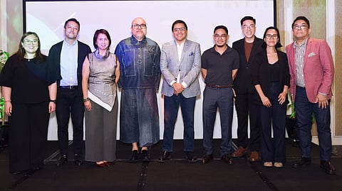 4As Philippines formally inducted its 2026-2027 Board of Trustees in a ceremony marking the start of their term. Shown from left Havas Ortega Business director Janlo Cui, board secretary; Elevation managing director Martin De Guzman, treasurer; McCann Worldgroup VP-managing partner Mitzie Lim-Nacianceno, controller; Over The Moon Communications managing partner/Creative Ricky Gonzales, President; Dentsu Creative Philippines chief executive officer Ronald Barreiro, chairman; TBWA\SMP chief marketing officer Paolo Broma, Trustee; Ad Hoc Marketing co-founder and managing partner Henson Wongaiham, Trustee; BBDO Guerrero general manager Karen Go, Trustee; and the event’s keynote speaker, ABS-CBN head of Creative Communication Management Robert Labayen.