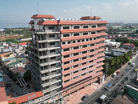 The new and improved Las Piñas General Hospital and Satellite Trauma Center Building in Barangay Pulang Lupa 1, Las Piñas City.