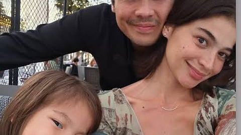 Anne Curtis, husband Erwan and daughter Dahlia