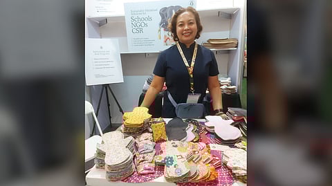 ECOPAD Gaia founder and menstrual health and hygiene advocate Adeline Bondoc.
